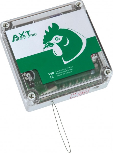 Automatische Hühnerklappe, Elektronischer Pförtner VSD, Hühnertür für den Hühnerstall, Hühnerwächter