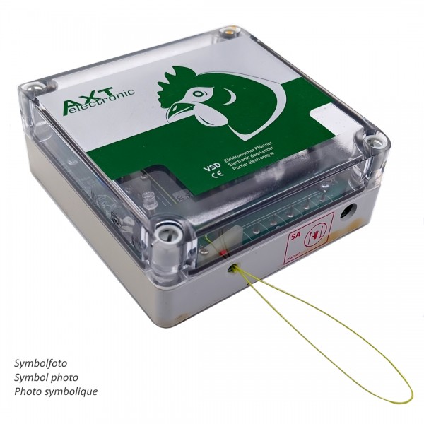 VSD – B-Ware - Automatische Hühnerklappe, Dämmerung - manuell, Zeit-St. per optionaler Uhr, Batterie