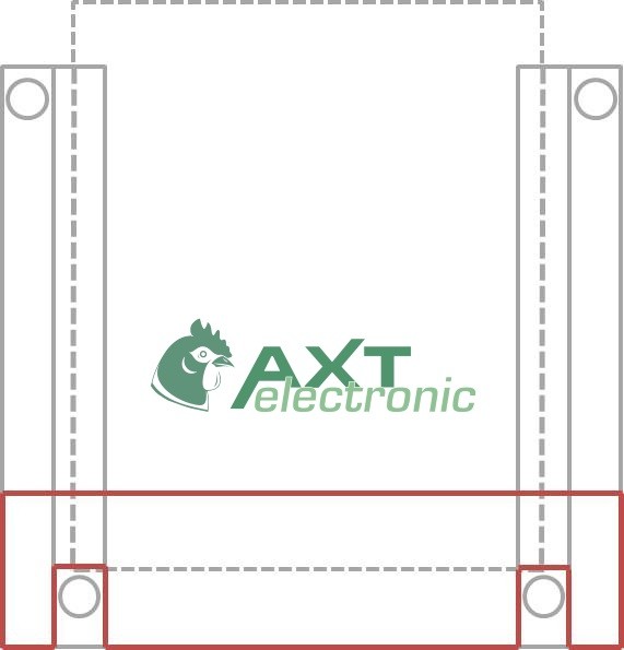 Rail de protection (Accessoire pour glissières AXT pour poulaillers)