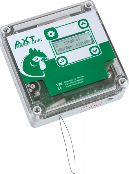 VSE - automatic chicken door opener with integrated timer and manual control